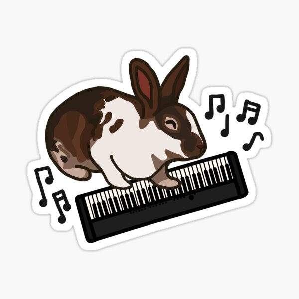 Item preview, Keyboard Bunny designed and sold by SquishyFishies .