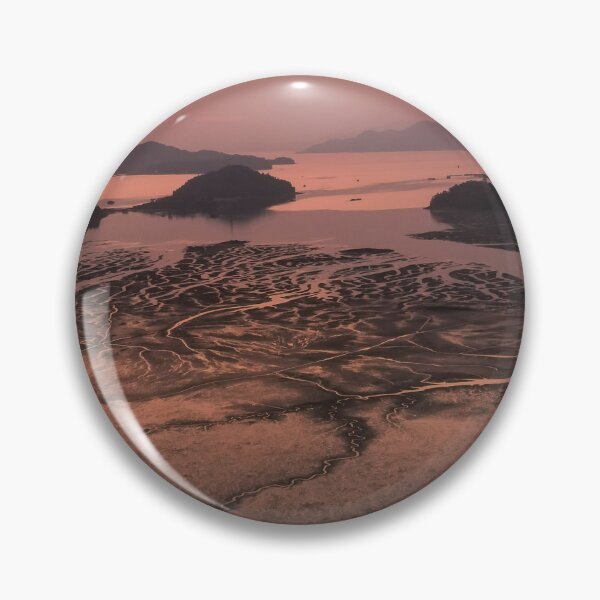 Item preview,   Beautiful Sunset on the mudflats of Jungsan-ri, Goheung, South Korea's southern coast,captured by drone designed and sold by human8891.