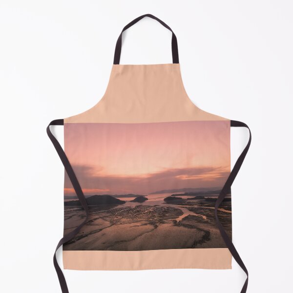 Item preview, Beautiful Sunset on the mudflats of Jungsan-ri, Goheung, South Korea's southern coast,captured by drone designed and sold by human8891.