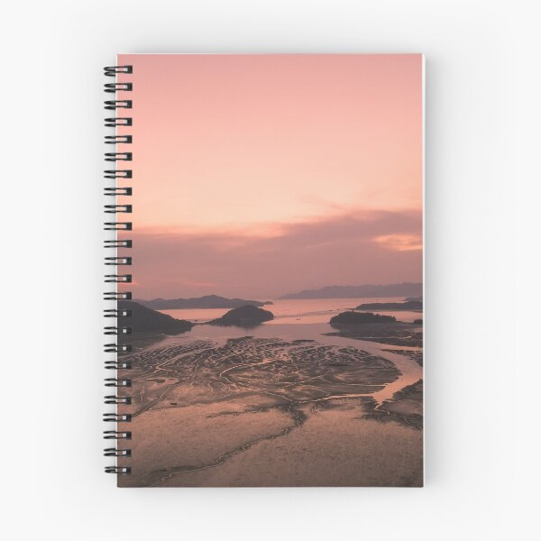 Item preview,   Beautiful Sunset on the mudflats of Jungsan-ri, Goheung, South Korea's southern coast,captured by drone designed and sold by human8891.