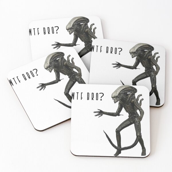 Item preview, WTF bro? Confused Alien AVP Funny  designed and sold by PaperCutts.