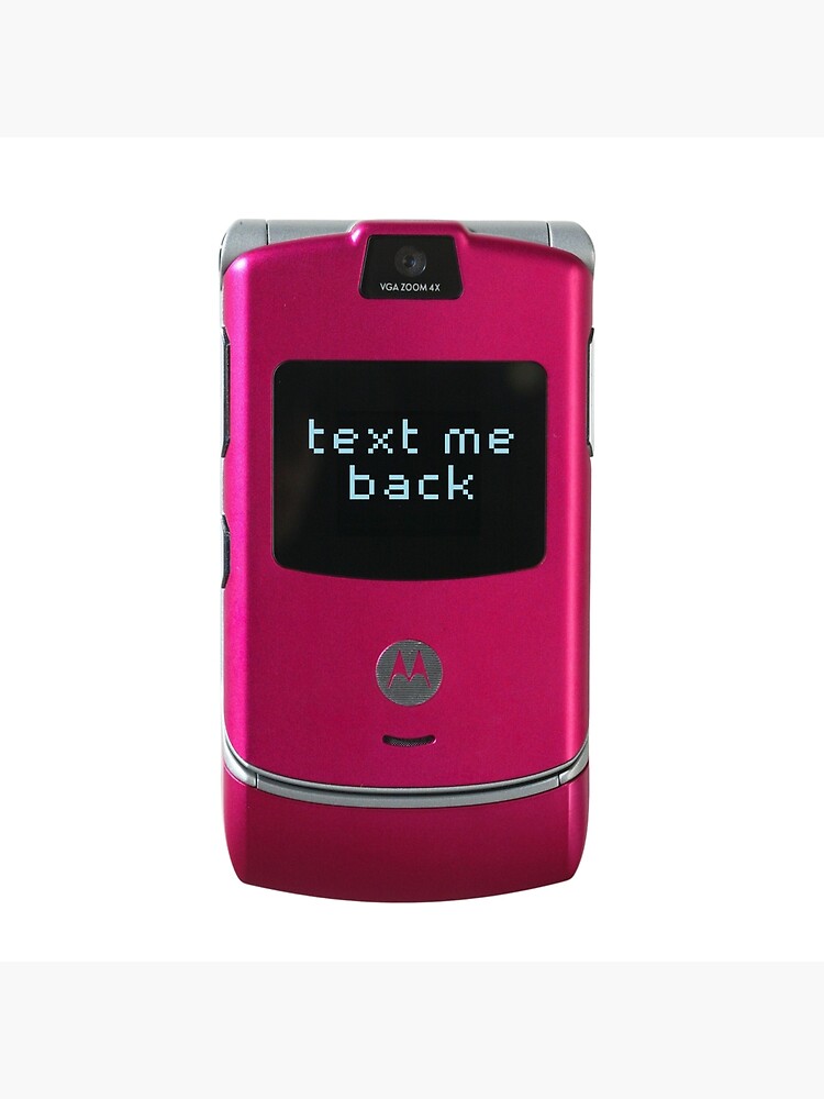 pink flip phone 2000s aesthetics | Art Board Print