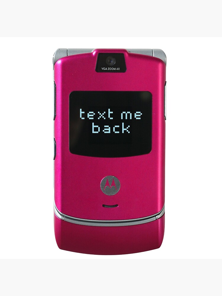 pink flip phone 2000s aesthetics | Photographic Print