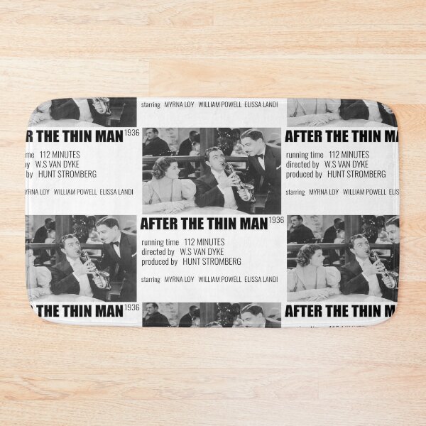 Item preview, After The Thin Man Alternative Poster designed and sold by rosesbwayshop.