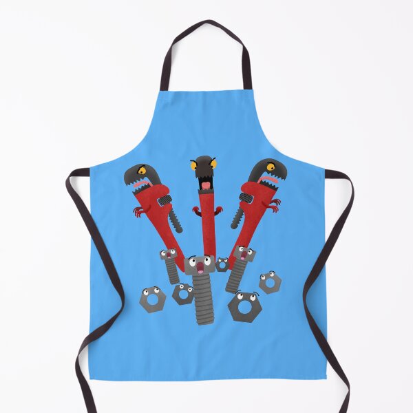 Item preview, Funny wrench monster tools humour cartoon designed and sold by FrogFactory.