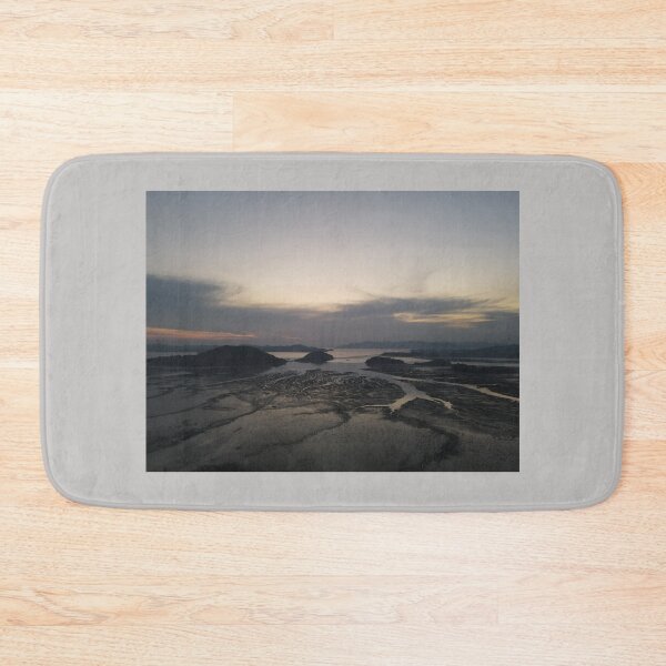 Item preview, Beautiful Sunset on the mudflats of Jungsan-ri, Goheung, South Korea's southern coast,captured by drone designed and sold by human8891.