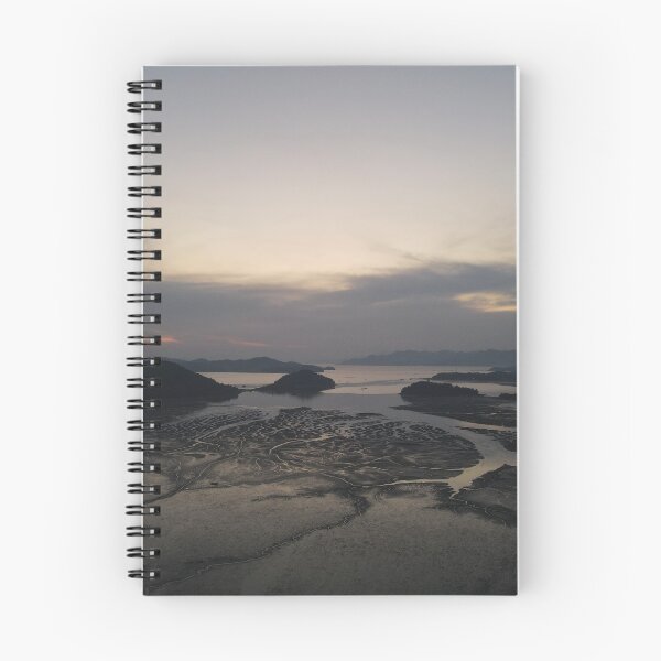 Item preview, Beautiful Sunset on the mudflats of Jungsan-ri, Goheung, South Korea's southern coast,captured by drone designed and sold by human8891.