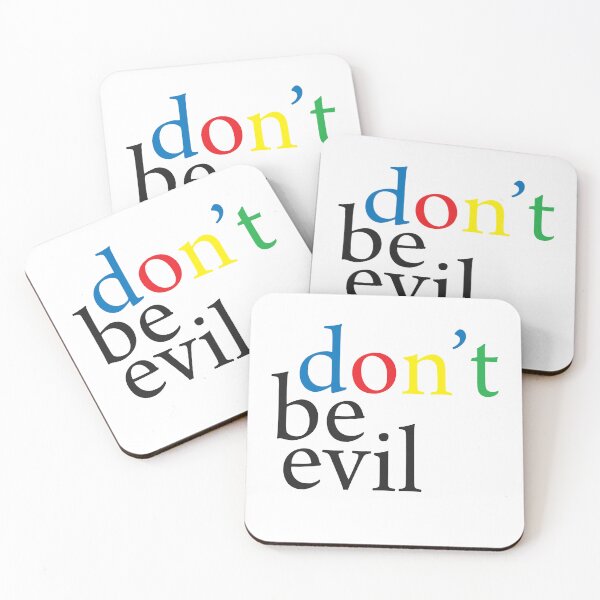 Item preview, Don't Be Evil designed and sold by madeofthoughts.
