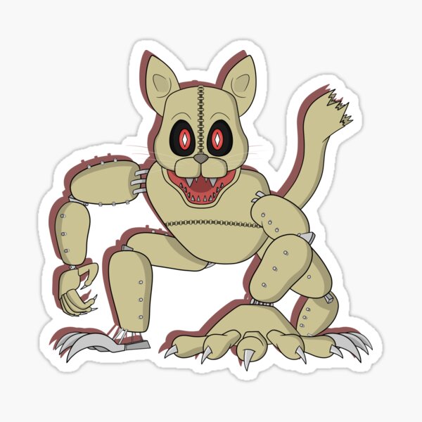 Fnaf Nightmare Animatronics Stickers For Sale | Redbubble