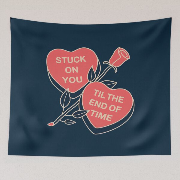 Item preview, Stuck on You Lyrics, Stuck on You Till The End of Time, Valentines Day Special Gift,  designed and sold by graphic-genie.