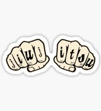 Jiu jitsu Knuckle Tattoo - BJJ & Jiu-jitsu Sticker