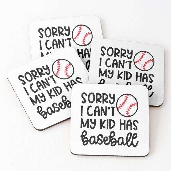 Item preview, Baseball Mom Gift T-ShirtSorry I Can't My Kid Has Baseball Mom Dad Cute Funny T-Shirt_by GlimmerDesigns_ (1) designed and sold by shophanhanh.