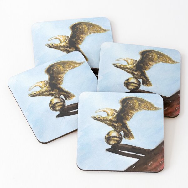 Item preview, Golden Eagle Watercolor Painting designed and sold by Lady-Lilac.