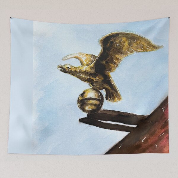 Item preview, Golden Eagle Watercolor Painting designed and sold by Lady-Lilac.