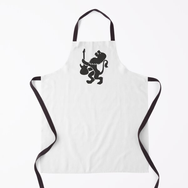 Item preview, Lion guitarist (black print) designed and sold by Aceofspace3000.
