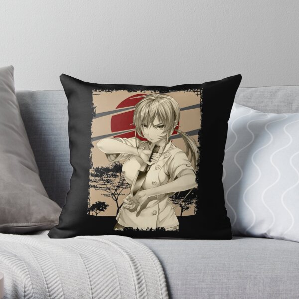 Erina Nakiri Food Wars Shokugeki No Soma Retro Landscape Design Throw Pillow For Sale By 2880