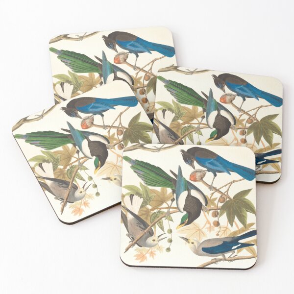 Item preview, Five Birds Enjoying The Forest designed and sold by clothstudios.