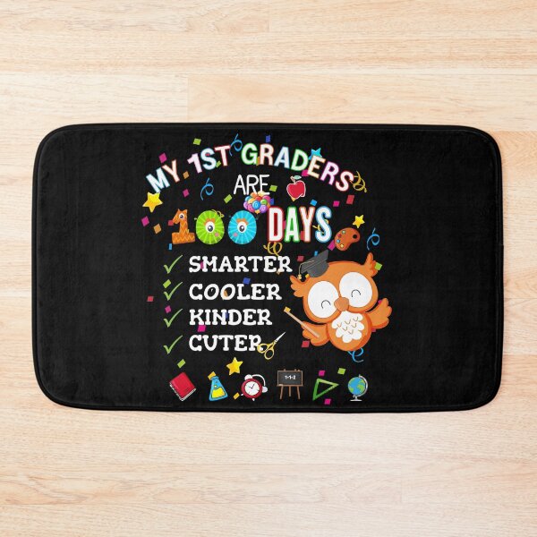 Item preview, my 1st graders 100 days smarter kinder cuter cooler, funny 100 days kinder smarter shirt for kids  designed and sold by jake aff47.