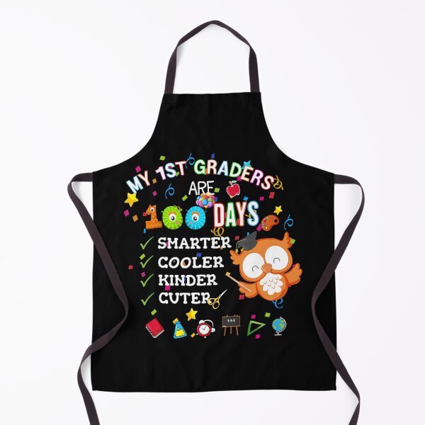 Item preview, my 1st graders 100 days smarter kinder cuter cooler, funny 100 days kinder smarter shirt for kids designed and sold by jake aff47.