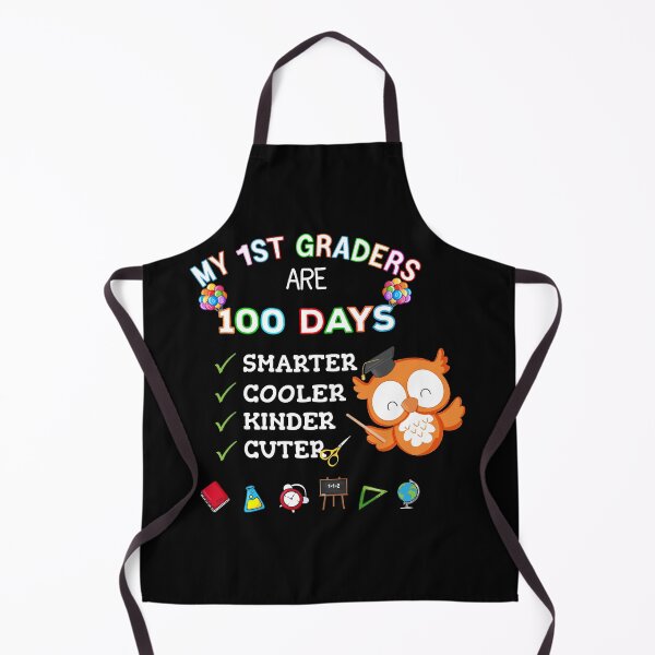 Item preview, my 1st graders 100 days smarter kinder cuter cooler, funny 100 days kinder smarter shirt for kids designed and sold by jake aff47.