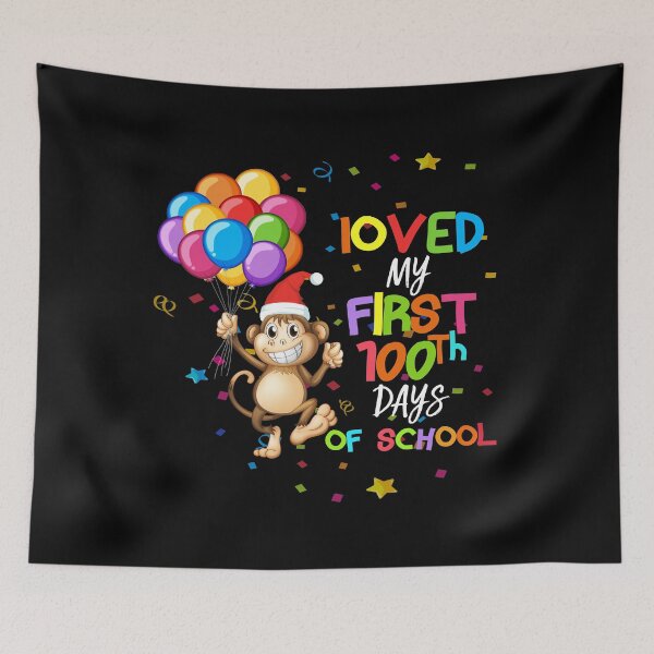 Item preview, loved first 100th of school, funny 100 days kinder smarter shirt for kids  designed and sold by jake aff47.