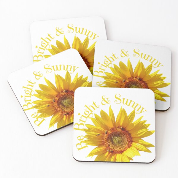Item preview,  Be bright and sunny , sunflower with bees 4 designed and sold by Miss Sparkle.