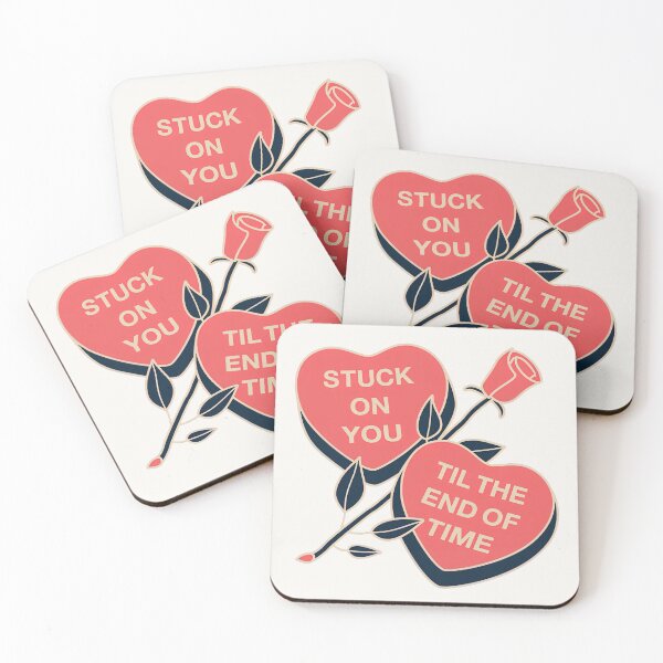 Item preview, Stuck on You Lyrics, Stuck on You Till The End of Time, Valentines Day Special Gift,  designed and sold by graphic-genie.