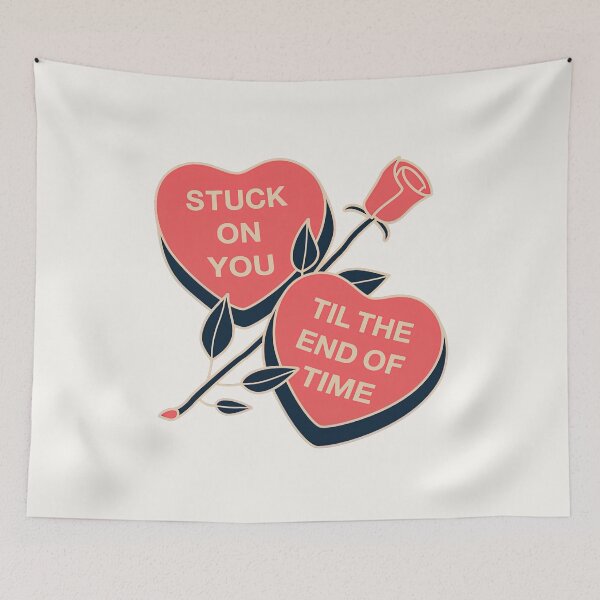 Item preview, Stuck on You Lyrics, Stuck on You Till The End of Time, Valentines Day Special Gift,  designed and sold by graphic-genie.