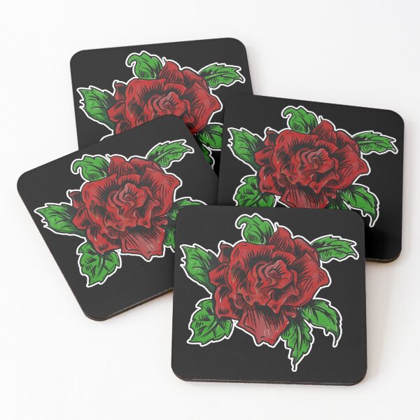 Item preview, Watercolour Tattoo style rose  designed and sold by SilentlyRob668.