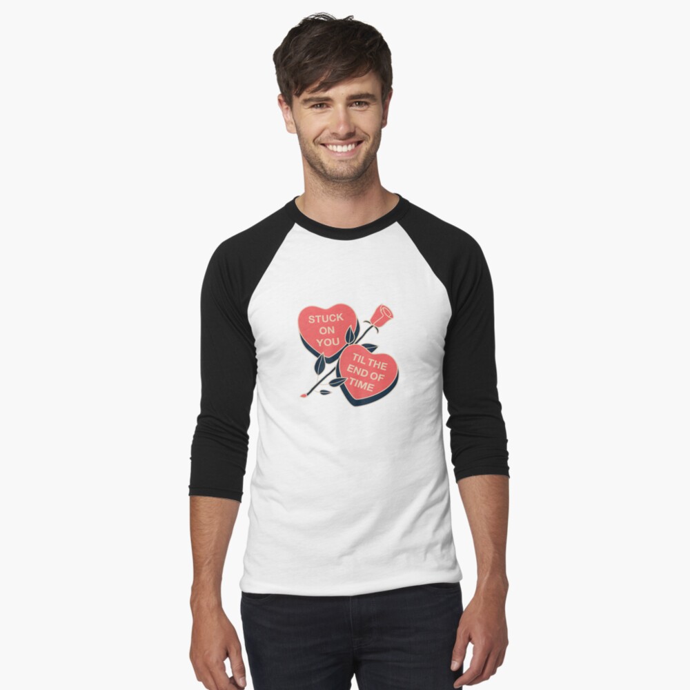 Stuck on You Lyrics, Stuck on You Till The End of Time, Valentines Day  Special Gift,  Kids T-Shirt for Sale by graphic-genie