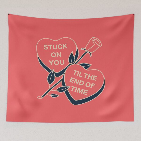 Item preview, Stuck on You Lyrics, Stuck on You Till The End of Time, Valentines Day Special Gift,  designed and sold by graphic-genie.