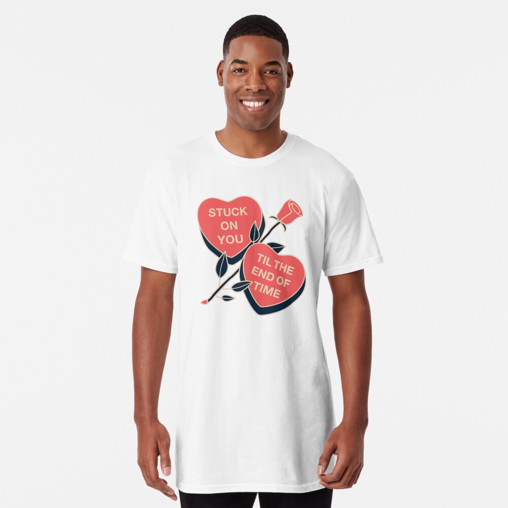 Stuck on You Lyrics, Stuck on You Till The End of Time, Valentines Day  Special Gift,  Kids T-Shirt for Sale by graphic-genie