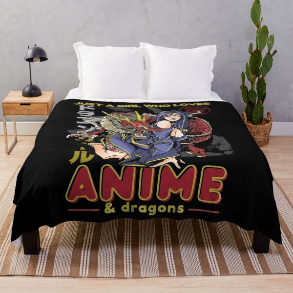 Item preview, Just a Girl Who Loves Anime and Dragons Women Teen Girls designed and sold by retrodesigner14.