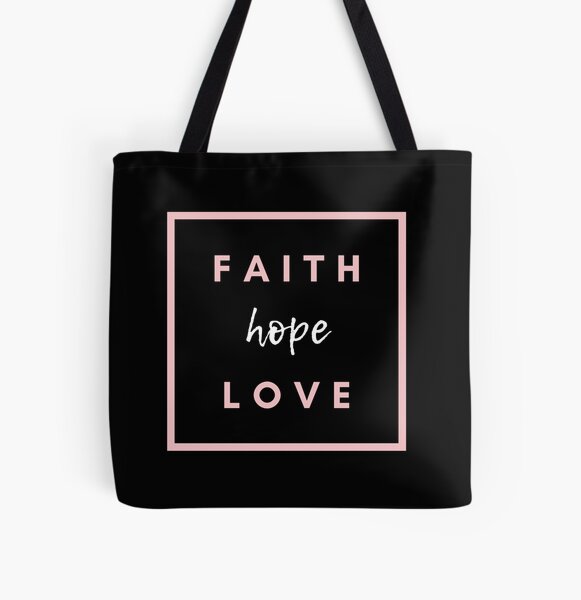 Peace Motivational Tote bag hh711r Faith Love 