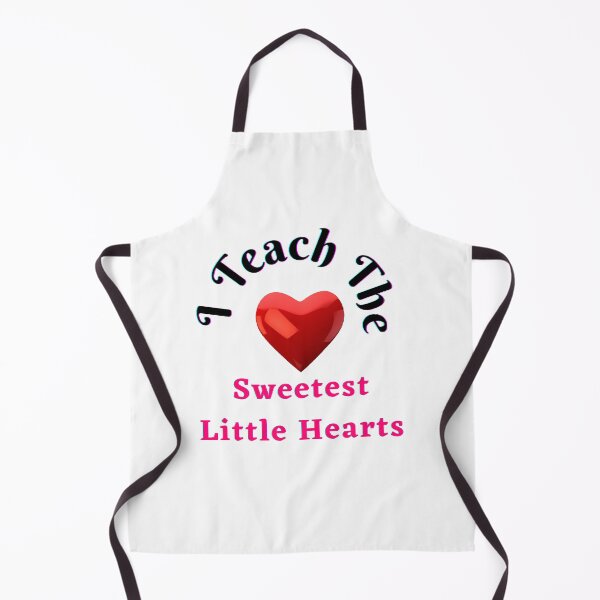 Aperçu de l'œuvre J'enseigne les petits coeurs les plus doux - citations drôles et mignonnes de T-shirts créée et vendue par Designspot2020.