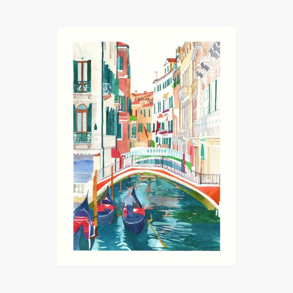 canal in Venice Art Print