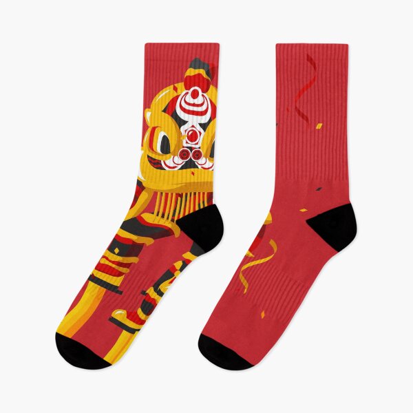 Item preview, Lion Dance Head Festival Happy Chinese New Year - red designed and sold by johnta17.