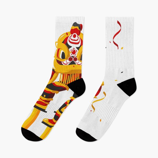 Item preview, Lion Dance Head Festival Happy Chinese New Year - White designed and sold by johnta17.