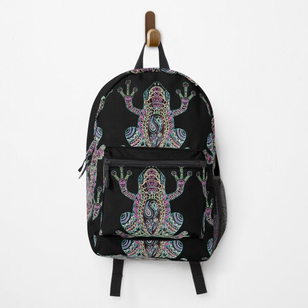 Item preview,  Psychedelic neon coloured frog designed and sold by TJ-Allen.