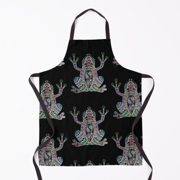 Item preview,  Psychedelic neon coloured frog designed and sold by TJ-Allen.