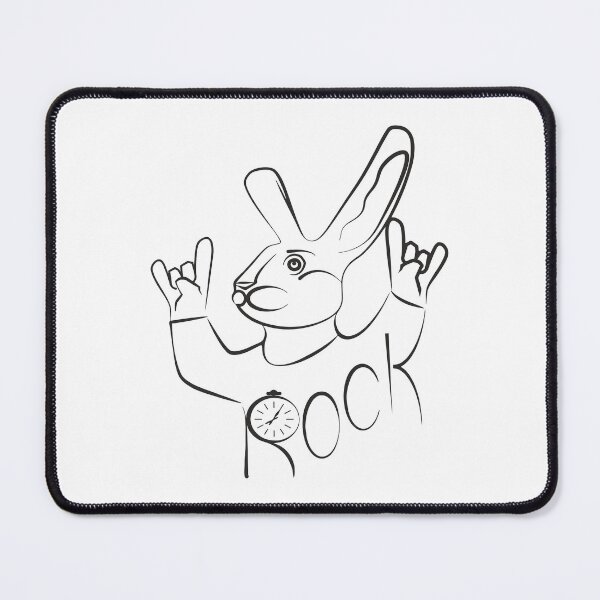 Item preview, Rock Rabbit (black print) designed and sold by Aceofspace3000.