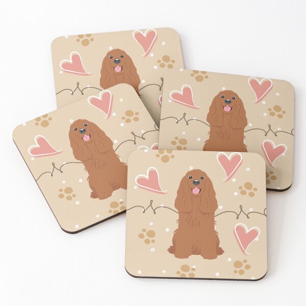Item preview, Love Red Cocker Spaniel designed and sold by Lulupainting.