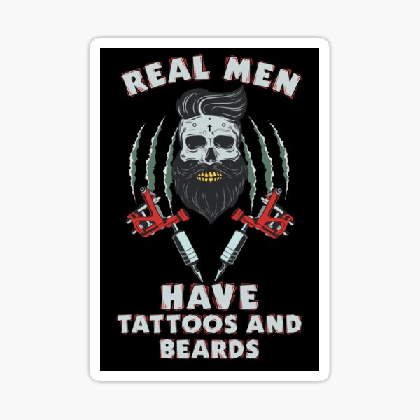 Beards Tattoos and Dad Bods Decal Dad Bod Decal Funny  Etsy
