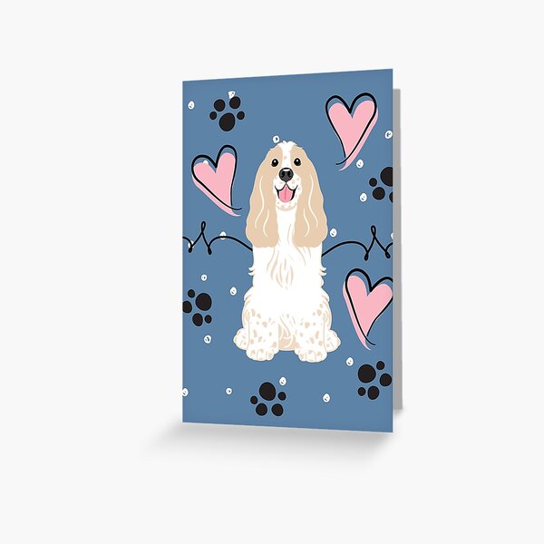 Cocker Spaniel Greeting Cards for Sale | Redbubble