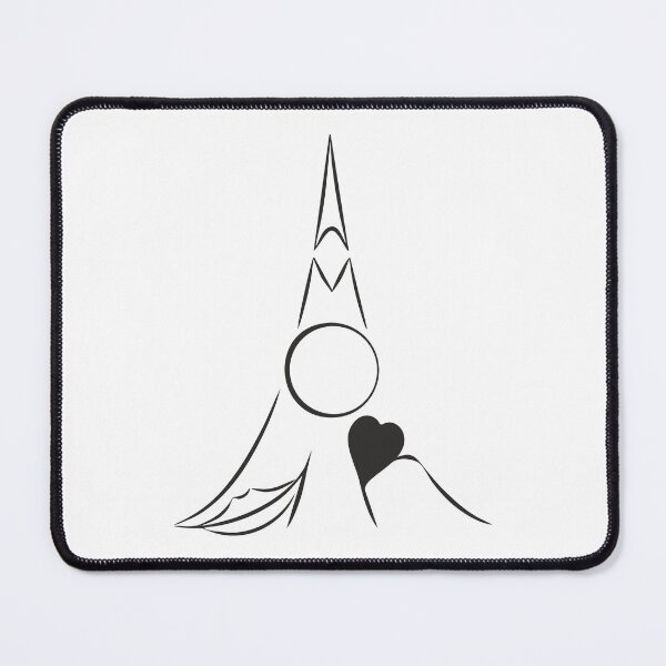 Item preview, From Paris with Love. Eiffel tower (black print) designed and sold by Aceofspace3000.