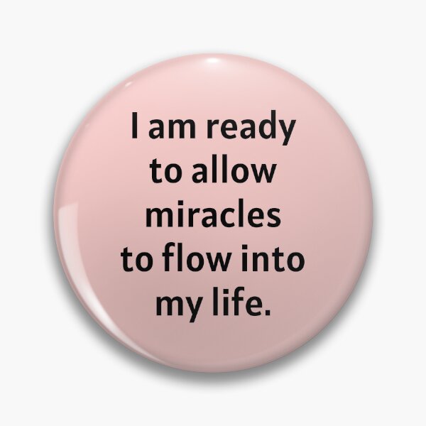 Item preview, I Am Ready For Miracles To Happen designed and sold by Manifest-Life.