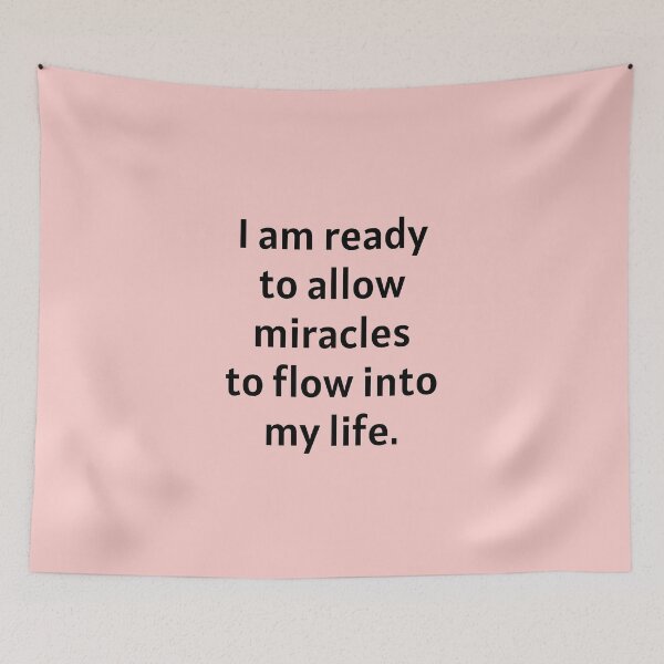 Item preview, I Am Ready For Miracles To Happen designed and sold by Manifest-Life.
