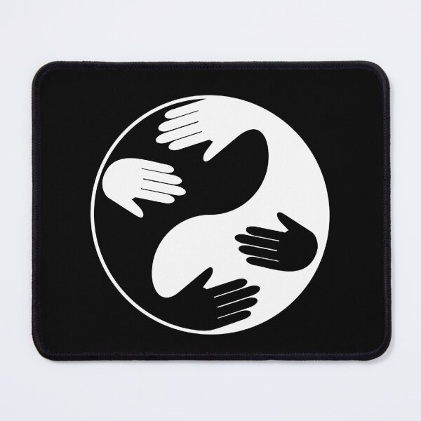 Item preview, Yin Yang Embrace (white print) designed and sold by Aceofspace3000.
