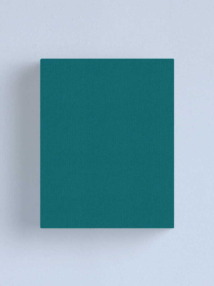 Imagen 1 de 3, Lienzo con la obra Peacock Blue Plain color , diseñada y vendida por SolidColor.