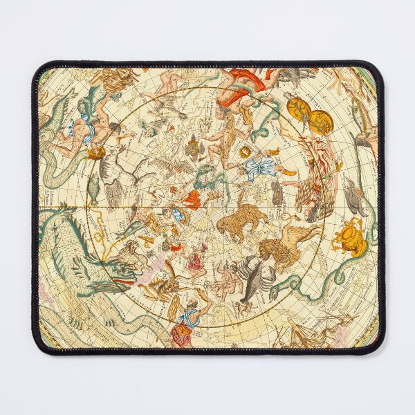 Item preview, Sky Chart Zodiac Signs Vintage -- Western Astrology designed and sold by MagicStrawberry.